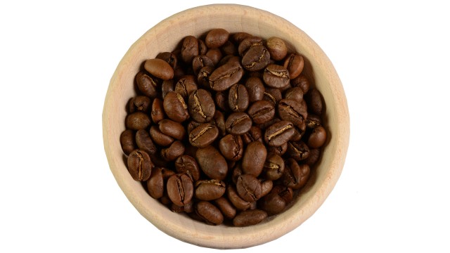 Kawa ziarnista Arabika/ Robusta - zdjęcie ziaren kawy w misce