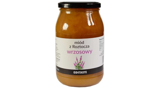 Miód wrzosowy nektarowy w szklanym słoiku 1.3kg
