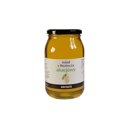 Miód  akacjowy - 1300g z Roztocza  w słoiku Go4taste