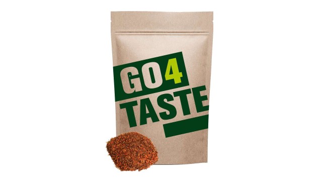 Herbata rooibos orange przed opakowaniem