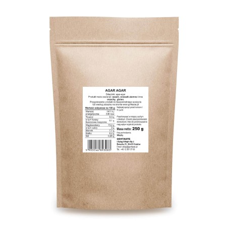 Agar Agar 250 g — roślinny zamiennik żelatyny | Go4taste