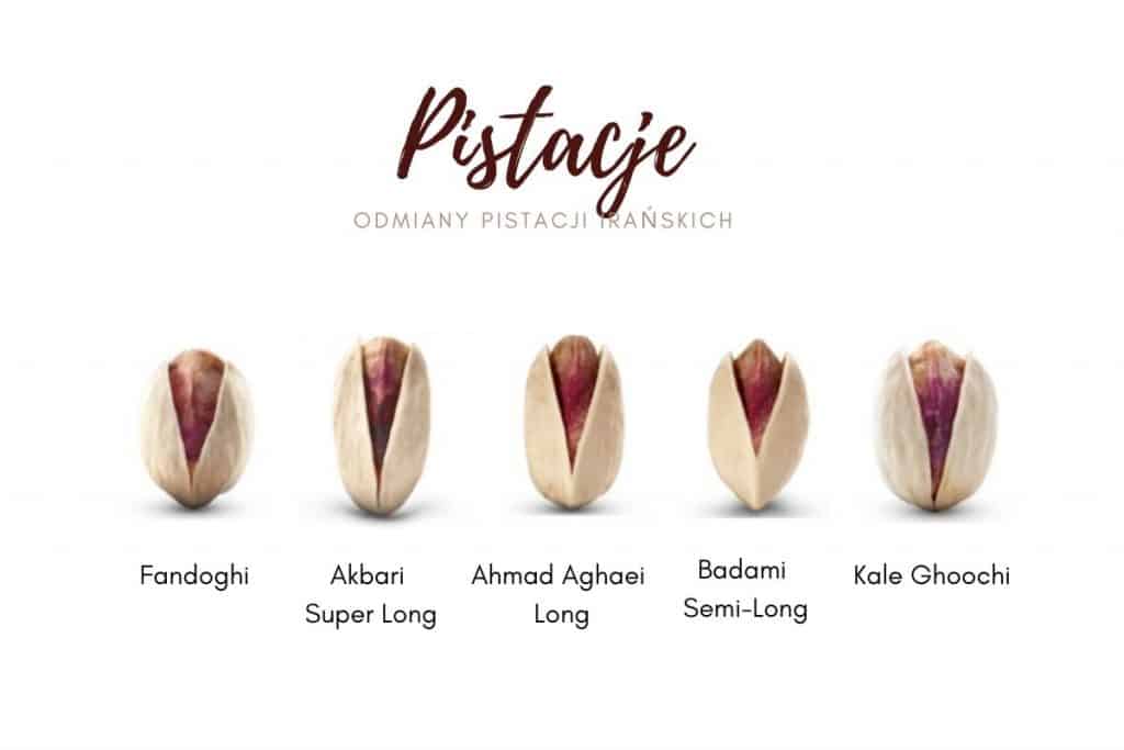 rodzaje pistacji