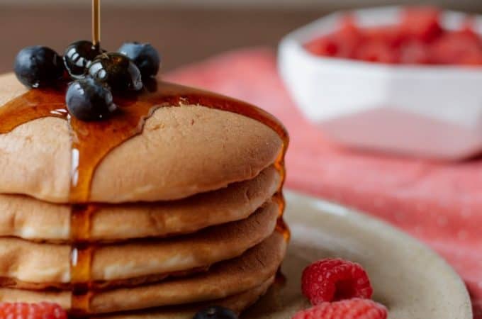 pancake polane syropem klonowym