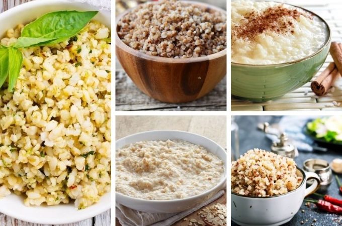 kasza gryczana, kasza bulgur, komosa ryżowa