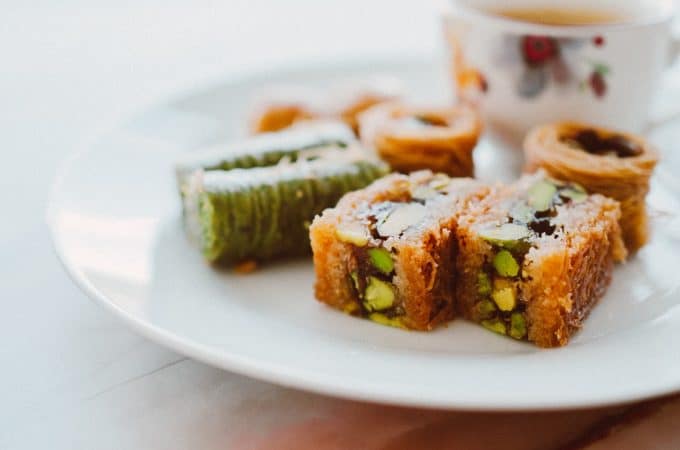 Baklava turecka z pistacjami