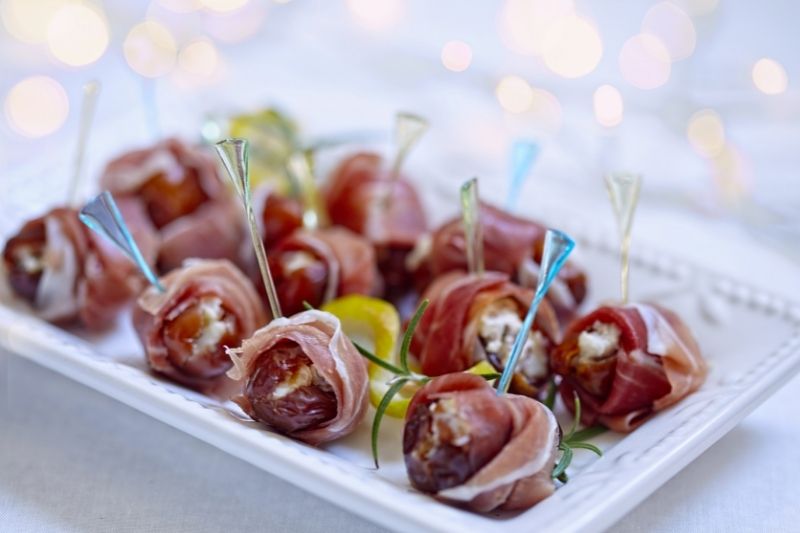 Daktyle owinięte szynką prosciutto
