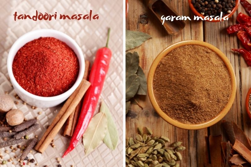 Porównanie tandoori masala, a garam masala