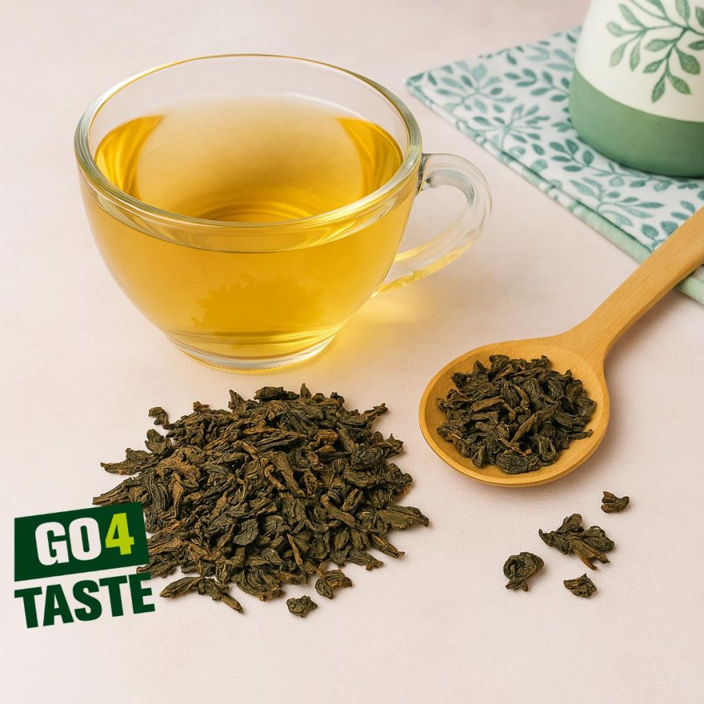 Herbata oolong zaparzona we filiżance