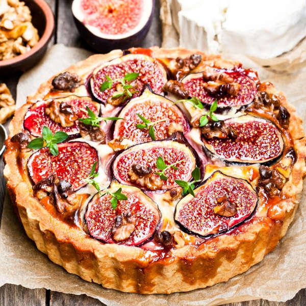 Tarta figowa z pistacjami