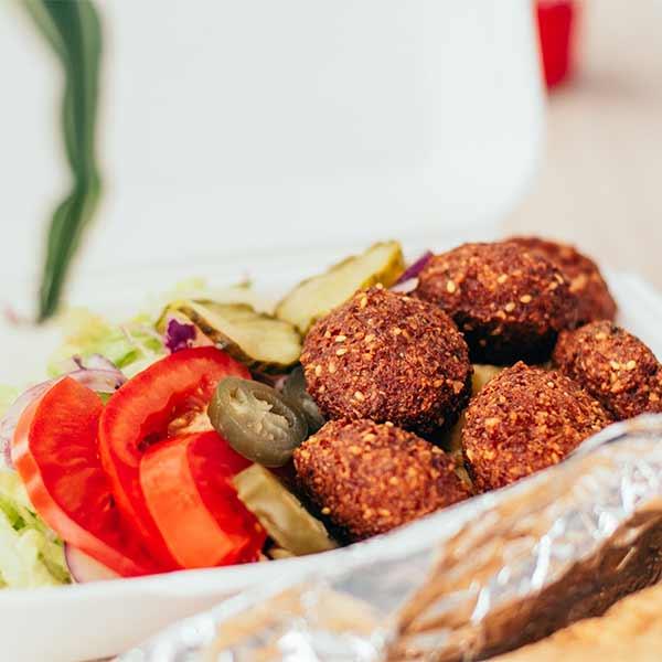 Falafel z mąki z ciecierzycy